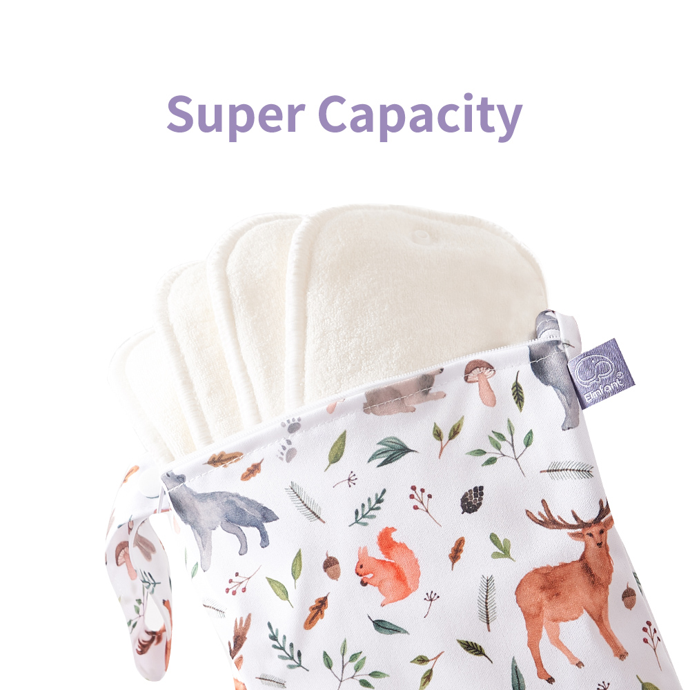 Elinfant 2 個セット 18*25 センチメートル防水 PUL おむつドライバッグおむつインサートミニファッションウェットおむつバッグ