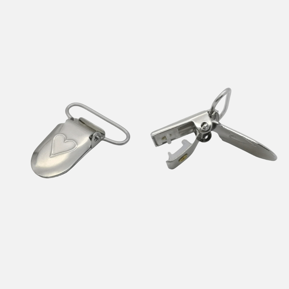 Genuine Aço Inoxidável Suspender Clipe, Folha de cama Chupeta, Junta de Proteção Interior, Rust Free, 8 Pcs, C1601