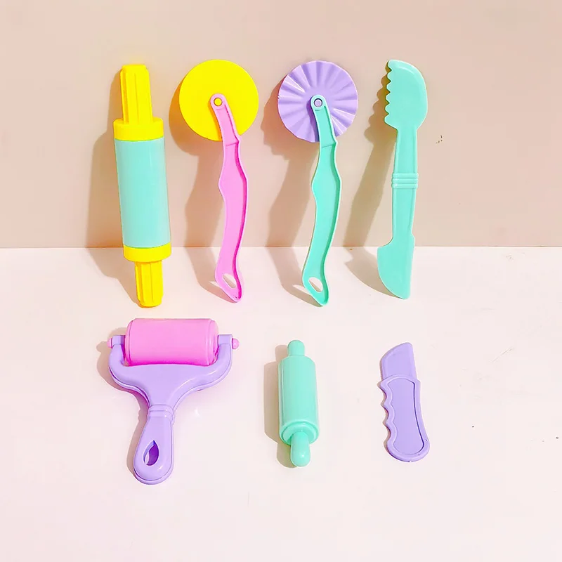 DIY クリエイティブ 3D 粘土型モデリング粘土アクセサリーセット遊び生地ツールキットプラスチックナイフ型子供の知育玩具