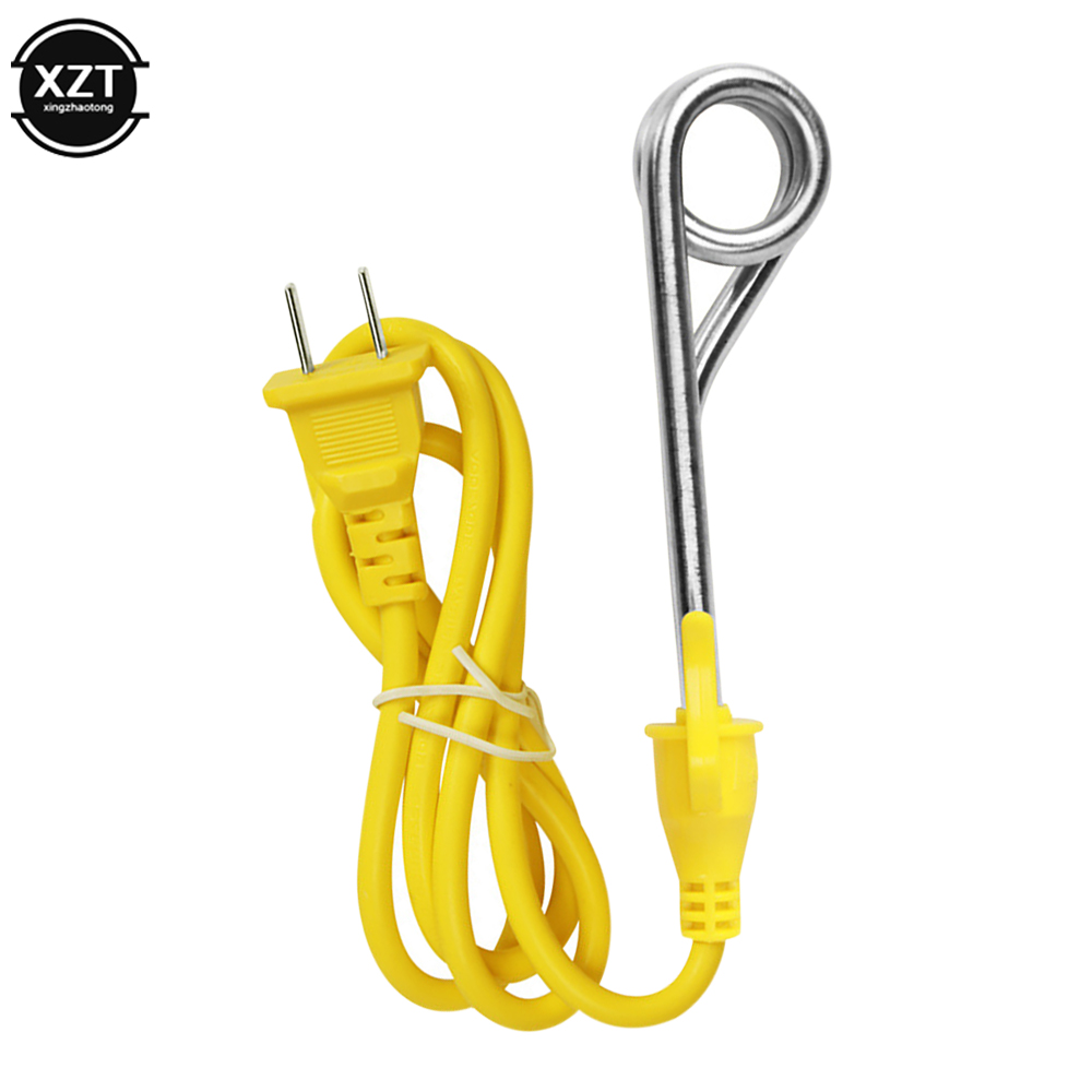 220V 600 ワットミニ電気温水器ステンレス鋼ヒーターポータブル寮トラベルマグインスタント電気ヒーター付き