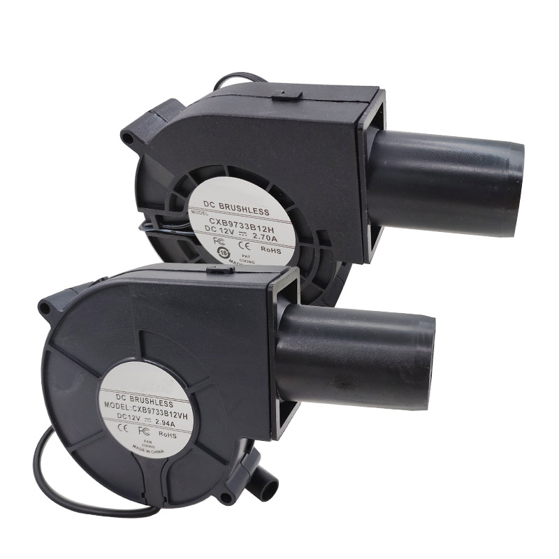 9733 Вентилятор постоянного тока 12 В 2,7 а с высоким объемом воздуха, турбовентилятор 5500-5800 об/мин, вентилятор среднего давления, электрические инструменты, детали США/ЕС