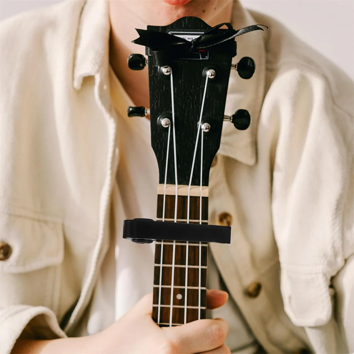Miwayer อลูมิเนียมคุณภาพสูงกีตาร์ Capo สําหรับกีตาร์ 6 สายโลหะผสมโลหะ Universal Multifunction Capo