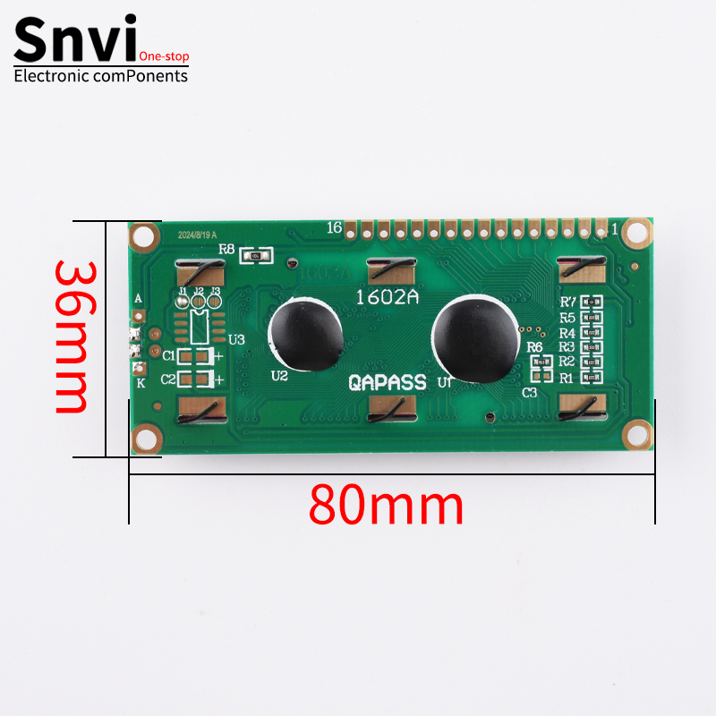 Lcd1602 1602a módulo lcd azul/amarelo verde tela 16x2 caracteres display lcd pcf8574t pcf8574 iic i2c interface 5v/para arduino