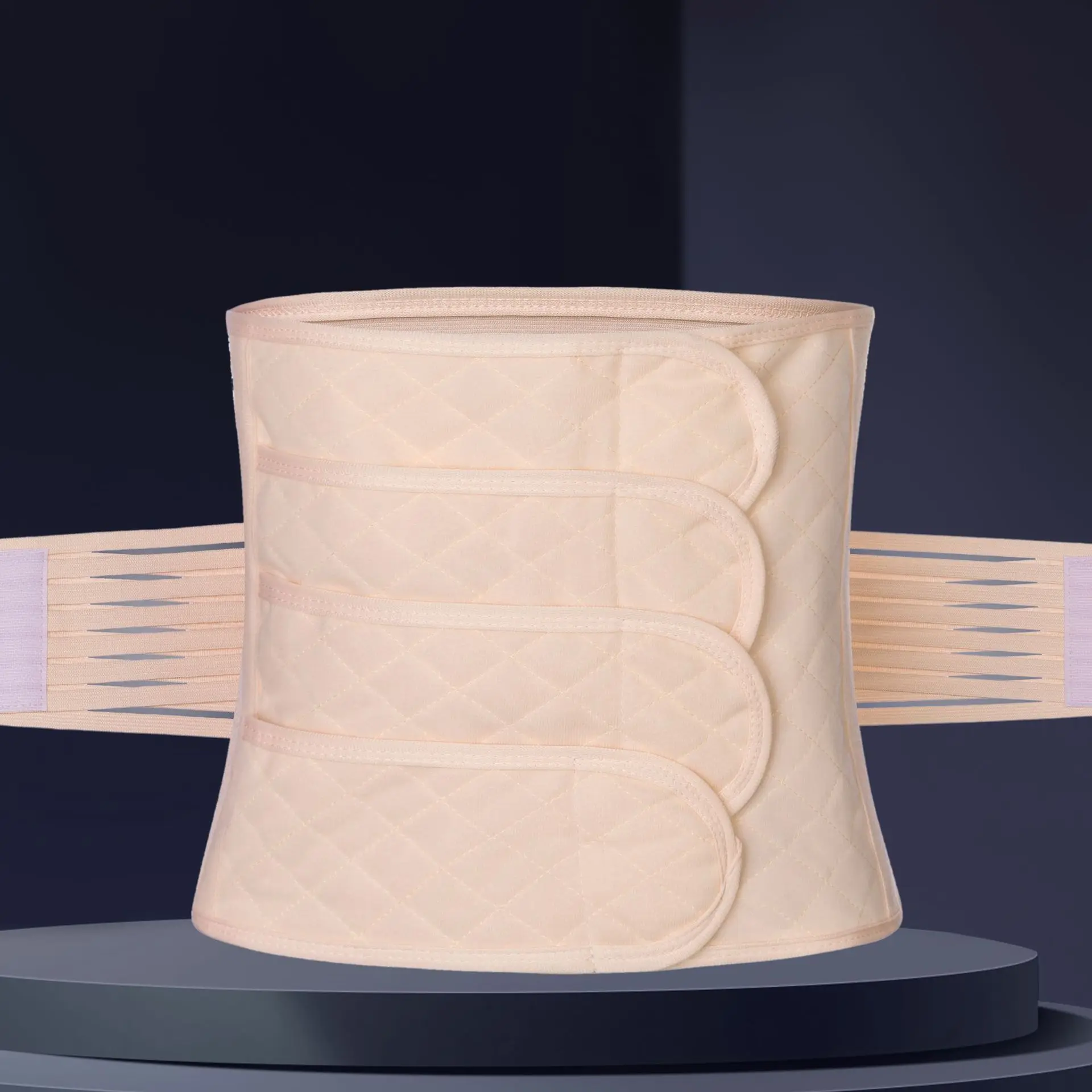 Cintura pós-parto aperto com cinto de bandagem elástica alta para mulheres grávidas faixa abdominal respirável tamanho grande