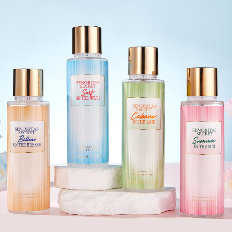 バニラの花と果物の香りのミスト、女性の日付の香り、長持ちするボディスプレー、良い女の子の香水、車の芳香剤、250ml