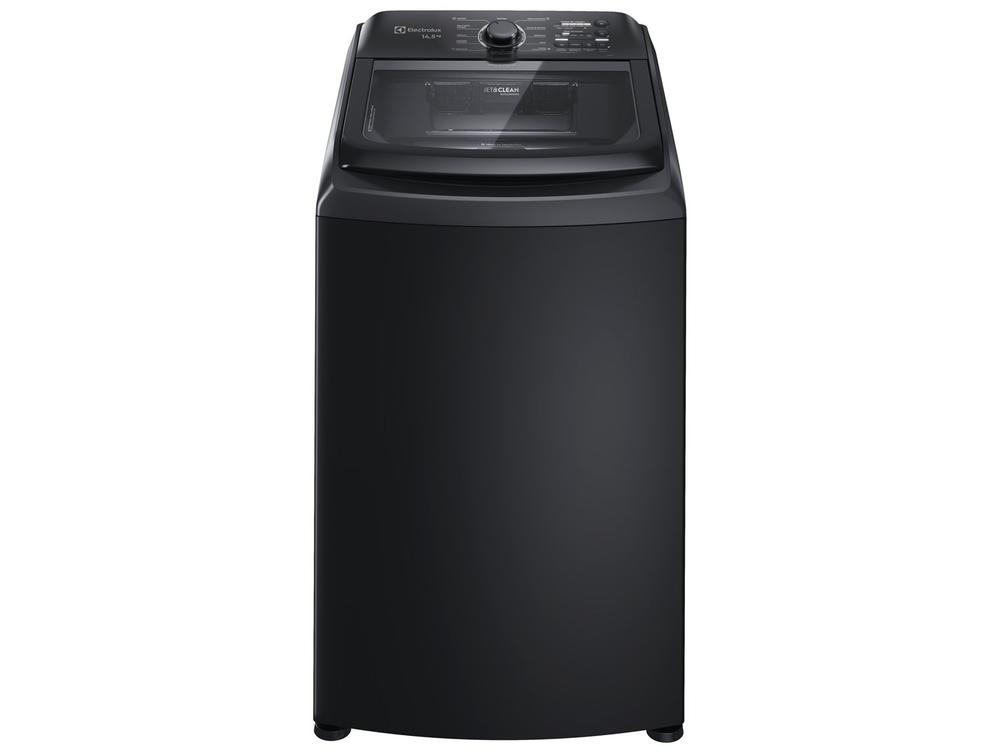 Lavadora de Roupas Electrolux 14,5kg Cesto Inox 11 Programas de Lavagem Preta Efficient LEP15 - 220V