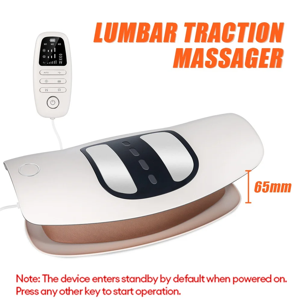 Elektrische Lenden Traktion Massage Einstellbare Vibration Taille Massage Taille Wirbelsäule Unterstützung Zurück Massage Maschine Taille masajeador