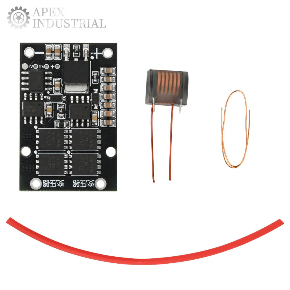 10kV-25kV High Frequency DC High Voltage Arc Ignition Generator Inverter Boost Step Up DIY Kit Core Transformer Suite 12V 70W