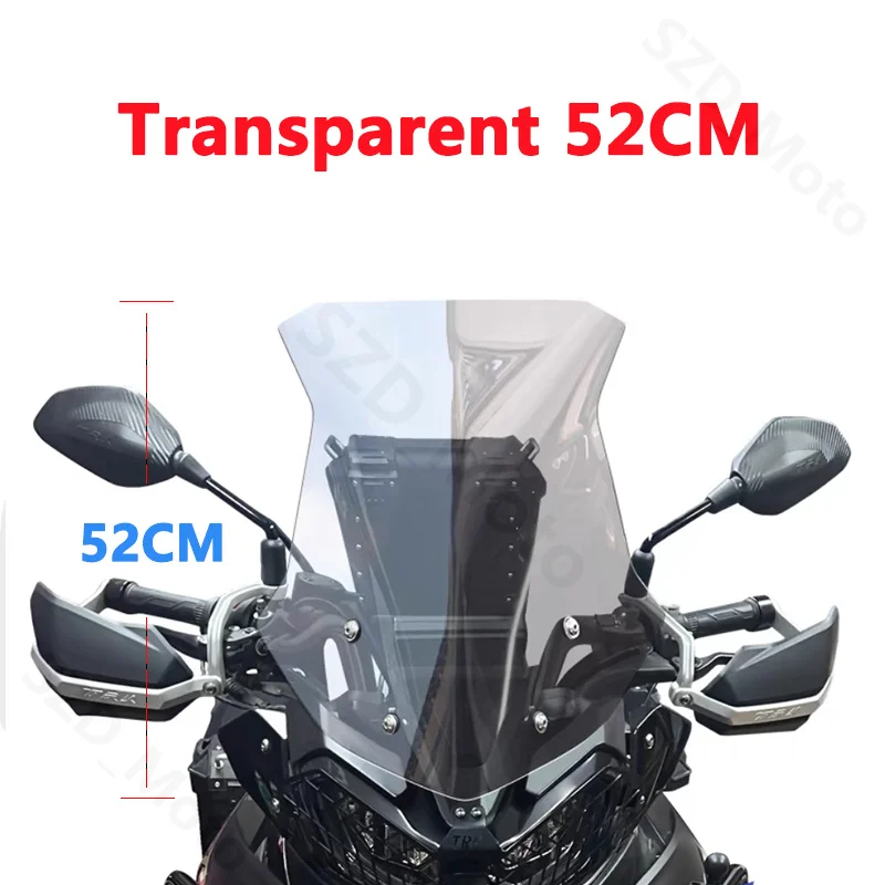 For Benelli TRK702 TRK702X TRK 702 702X High Quality Motorcycle Windshield Windscreens Wind Deflectors Front Glass Transparent