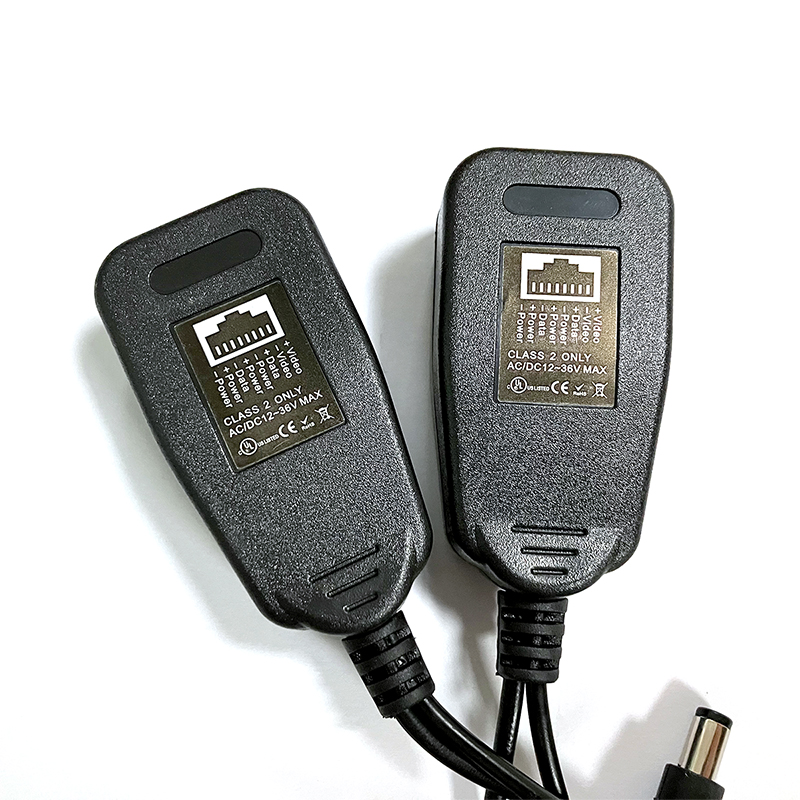 5 pares 8MP 4K alimentación de vídeo pasiva a conector RJ45 convertidor transceptor Video Balun para cámara HD 5MP 8MP AHD/CVI/TVI
