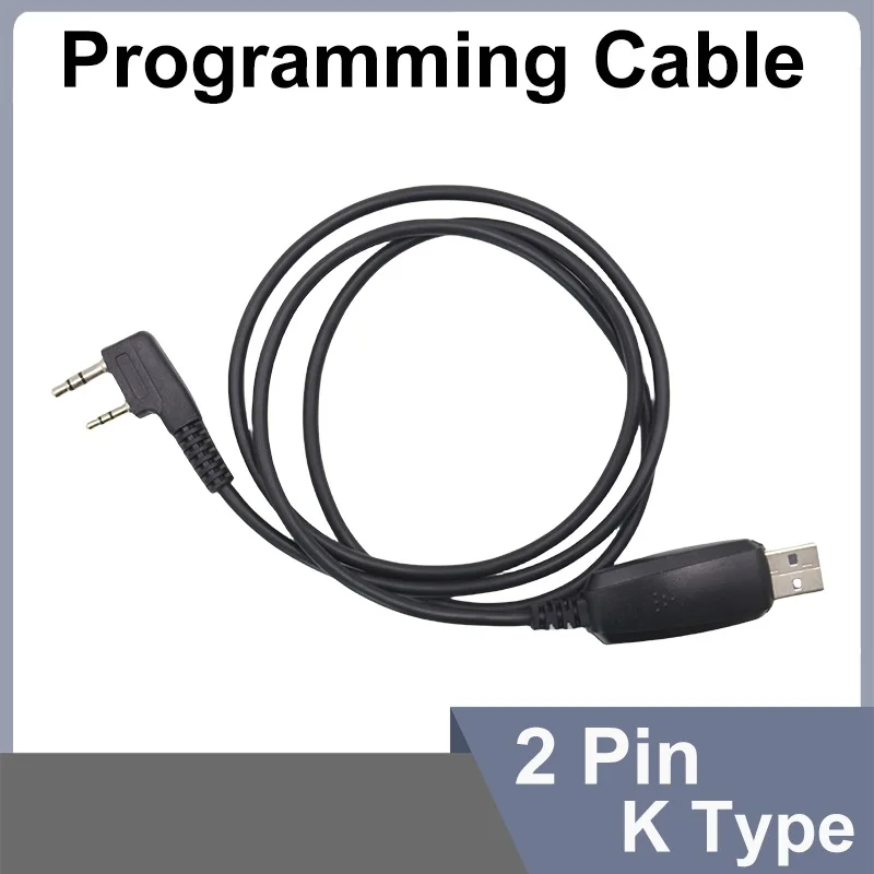 1/2 SZT. Kabel USB do Programowania UVK5 UVK6 5RPlus Baofeng 18Pro 13Plus 17Plus V2 Kabel Programujący Oprogramowanie CD Akcesoria Radiowe