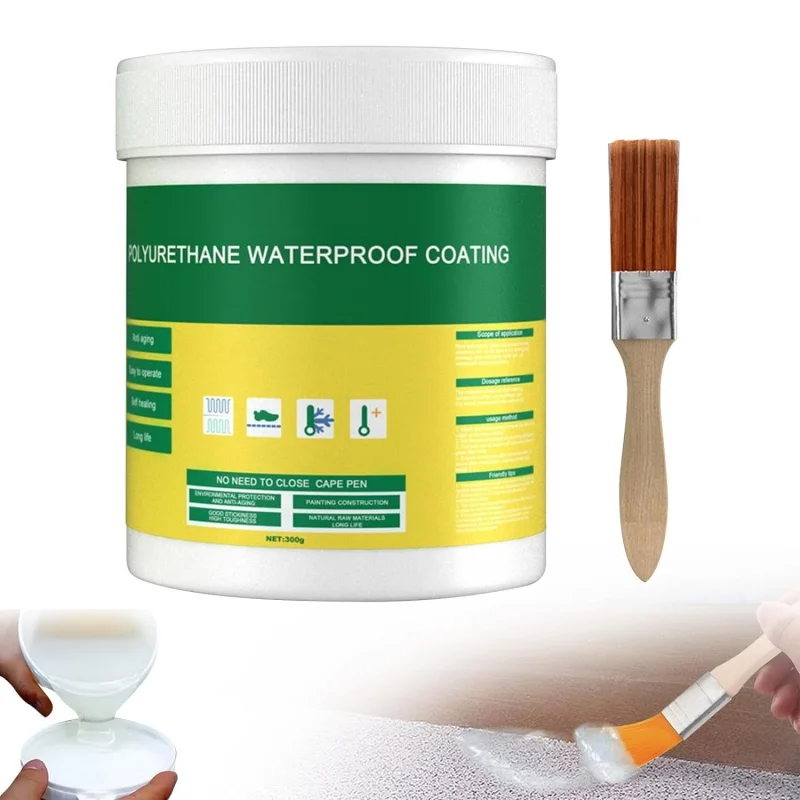 ที่มองไม่เห็นเคลือบกันน้ํา Sealant Agent 30/100/300g โปร่งใสซีลเคลือบแปรงวางกาวกาว Strong Sealant