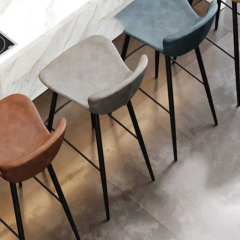 하이 북유럽 디자인 바 의자, 인테리어 카운터, 럭셔리 바 의자, 높은 주방 스툴, 인체공학적 Cadeira Alta 가정용 가구