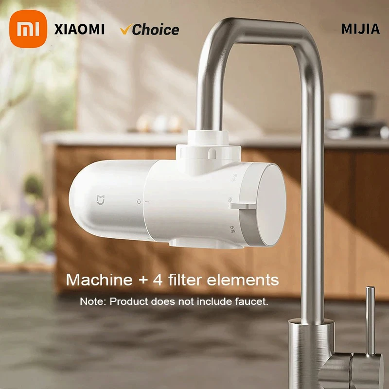 2024 ใหม่ XIAOMI Mijia ก๊อกน้ําเครื่องกรองน้ํา 2 เครื่องใช้ในครัวเรือน TAP เครื่องกรองน้ําที่มองเห็นได้เปิดใช้งานคาร์บอน Percolator ระบบ