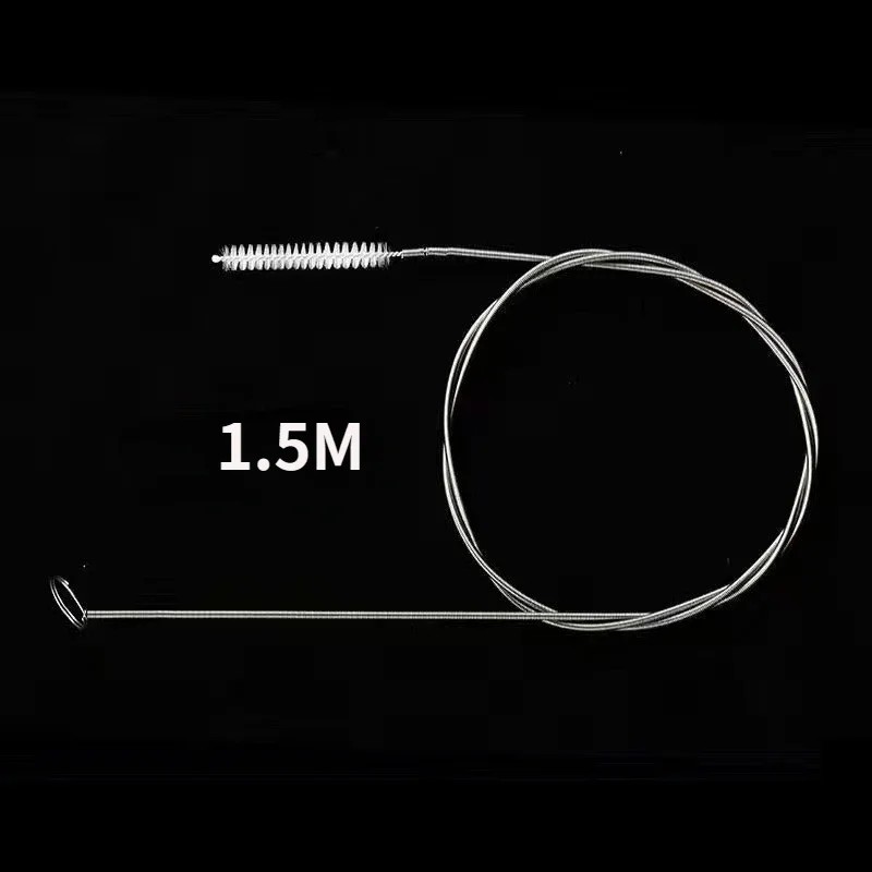 Refrigerator Drain Clean Brush Kit Wash Brush Suction Syringe 1.5M Hose Fridge Drain Hole Cleaner Stick Dredge Anti Clogging