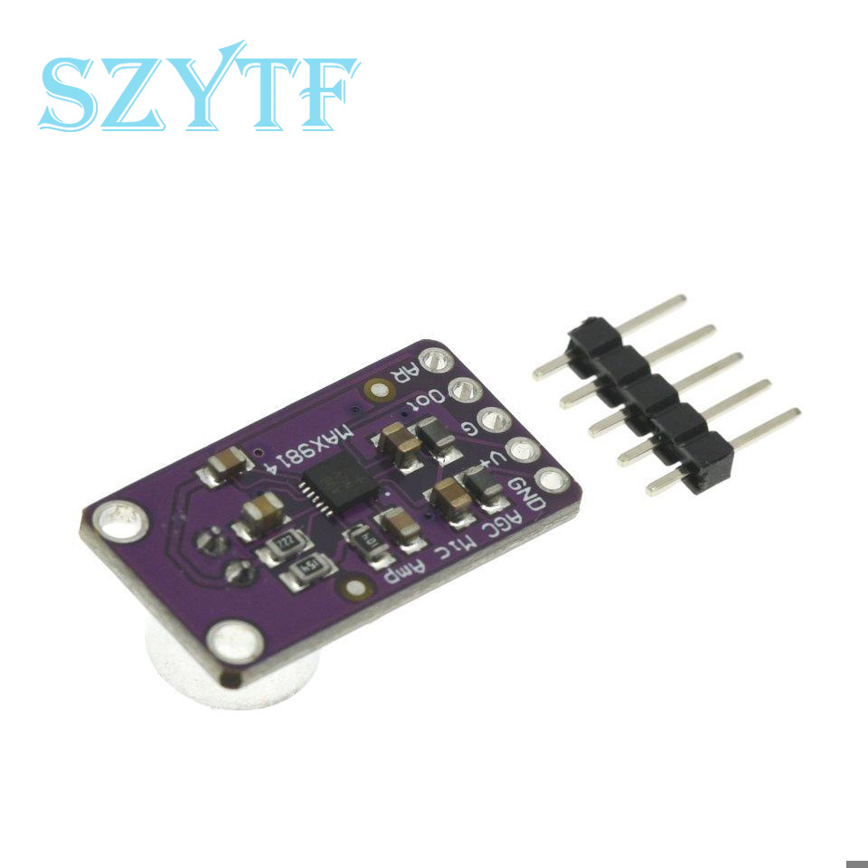 Electret Microphone Amplifier Stable MAX9814 Module Auto Gain Control MAX4466