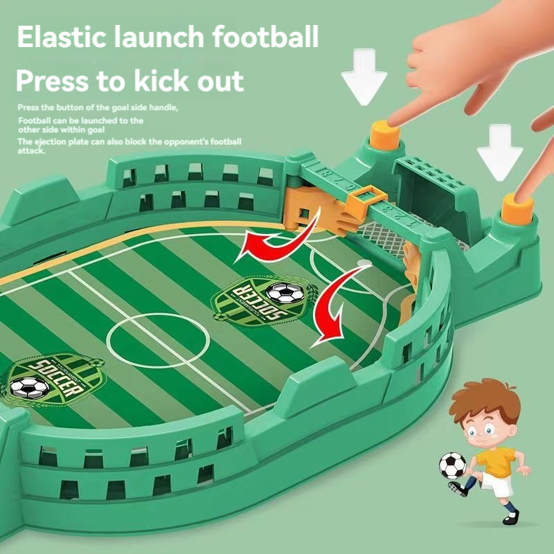 Mini jogo interativo de mesa de futebol, jogos esportivos de competição de mesa de futebol brinquedos de catapulta de mesa para jogo de família
