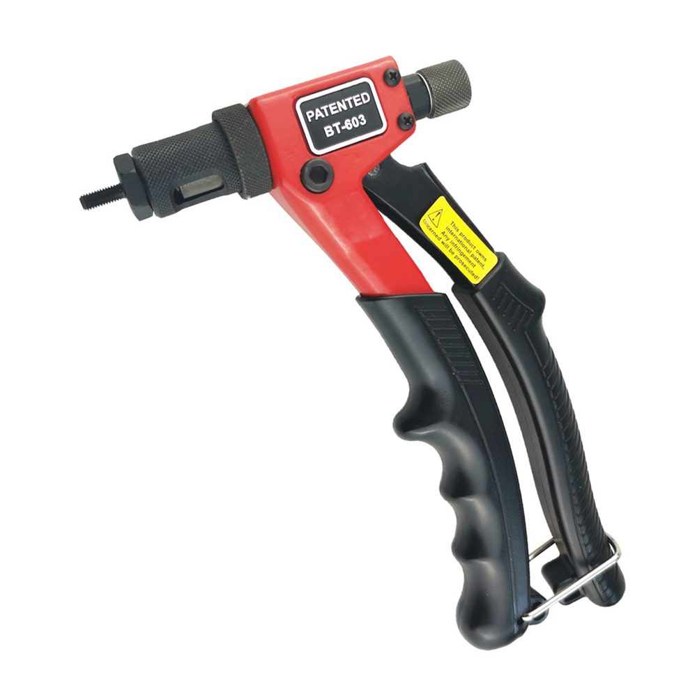 Allsome-BT-603 Manual Riveter Gun, Mão Rivet Tool Kit, Nut Ferramenta de Configuração, Nut Setter, M3, M4, M5, M6