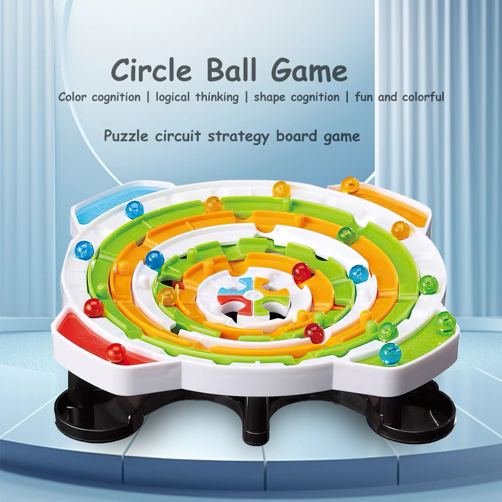 Round Ball Games Parent-child Interactive Puzzle Line Strategy Board Logical Thinking Training Toys For Children's Birthday Gift