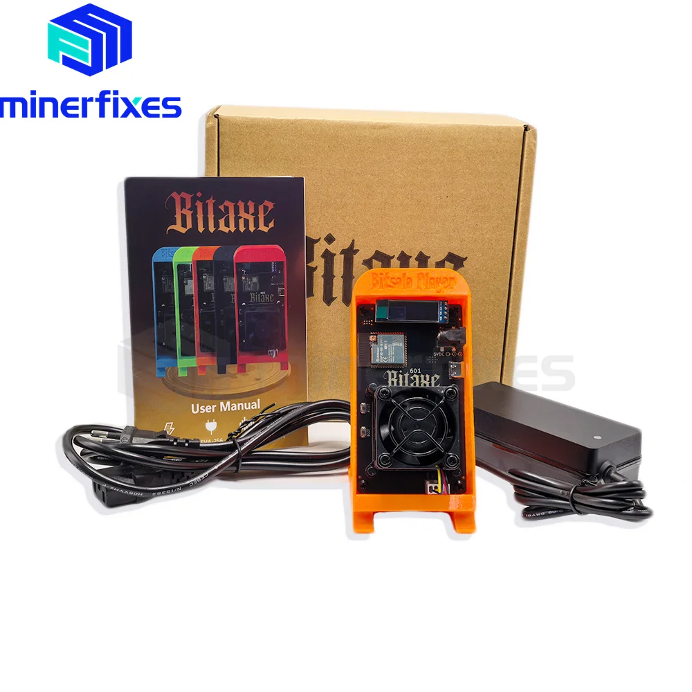 Bitaxe Gamma 601 1.2TH/s uitgerust Sha 256 Solo Mining Open Source Bitcoin ASIC Miner Crypto Miner