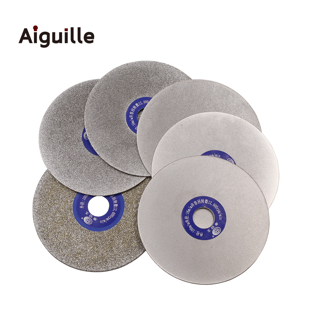 4 Inch Diamond Grinding Wheel 100mm Angel Grinder Grinding Blade Stone Jade Polishing Disc 60-600# Diamond Coated Flat Lap Wheel