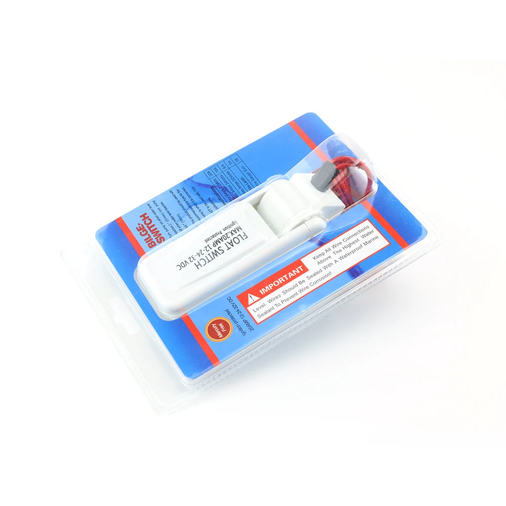 ปั๊มน้ําสวิทช์ DC 12V อัตโนมัติไฟฟ้าเรือ Marine Bilge ปั๊มลอยน้ํา Level Controller Flow Sensor สวิทช์ฮาร์ดแวร์