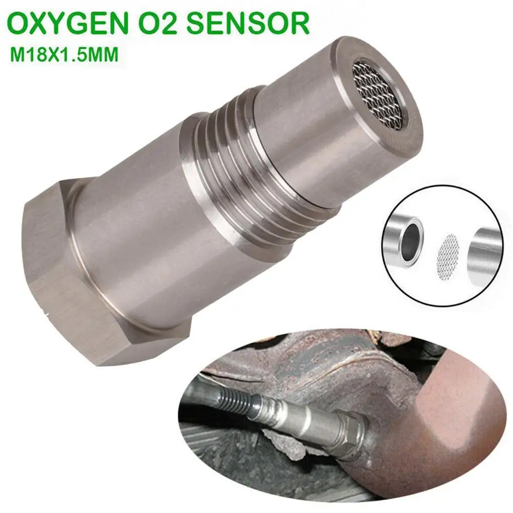 1/3/5 pçs sensor de oxigênio espaçador cel fix adaptador de sensor de oxigênio para desempenho fora de estrada oxigênio o2 sensor m18x1.5 acessórios do carro