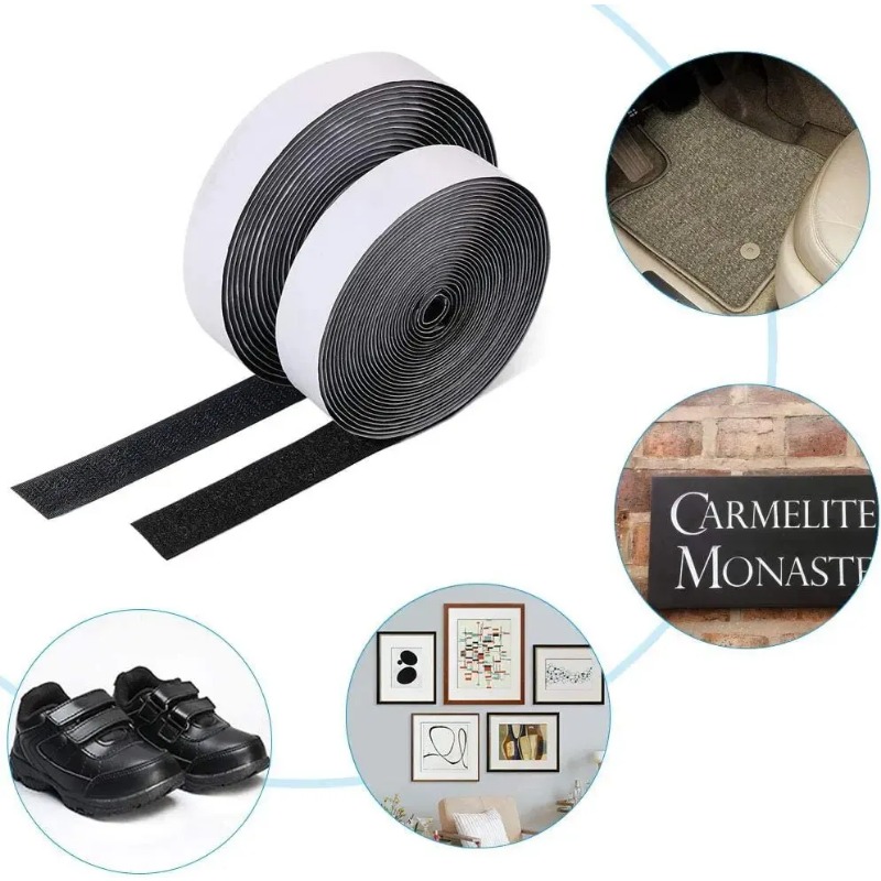 1/3/5M Sterke zelfklevende Sluiting Tape Klittenband Magic Nylon Sticker Tape Lijm met Lijm Band voor DIY 20MM