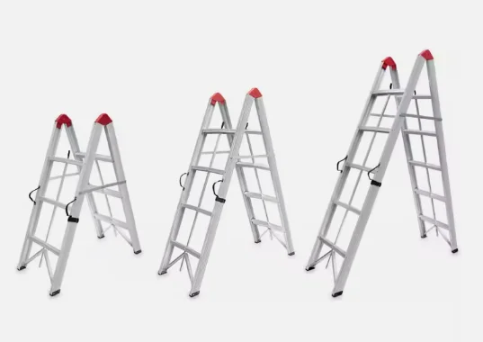Escalera doméstica de aluminio de diseño personalizado para sitios de construcción