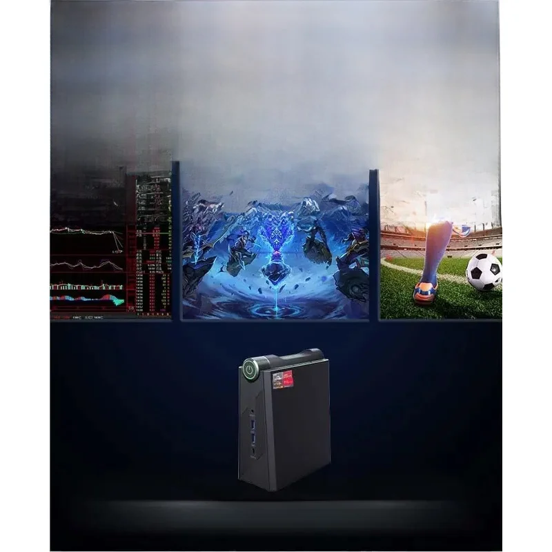 Mini PC para juegos de escritorio i7-12700H |   SSD DDR4 NVMe |   Conmutador de rendimiento de 3 modos, triple pantalla 4K, WiFi 6, Bluetooth 5.2