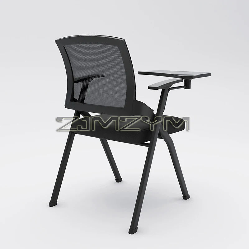 Folding Training Conference Room Chair, Ergonomic Computer Chair, Foldable Office Chair with Writing Board Integration