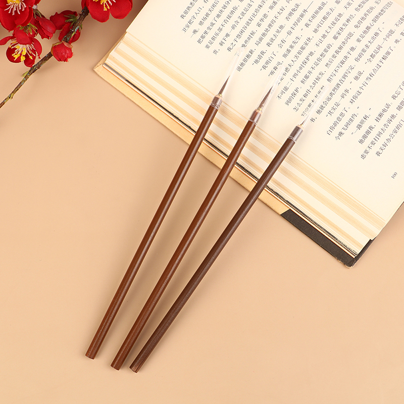 Wölfe Haar bürste Stift Haken Linie Pinsel chinesische Kalligraphie Pinsel Kunst Ölgemälde Zeichen pinsel