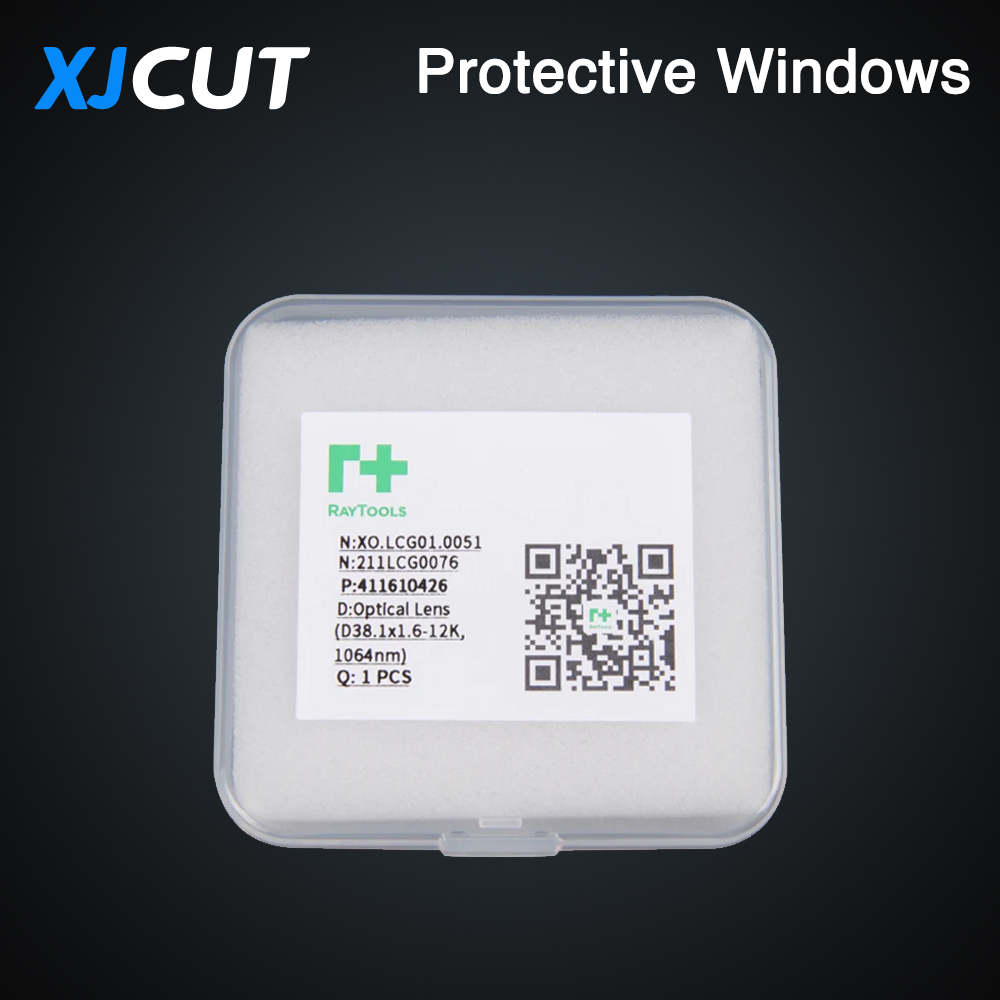 XJCUT Raytools Original Protective Windows Optical Lens 27.9x4.1 37x7 For Raytools BT240 BM109 BM111 BM114S BM115 BM06K BS12K