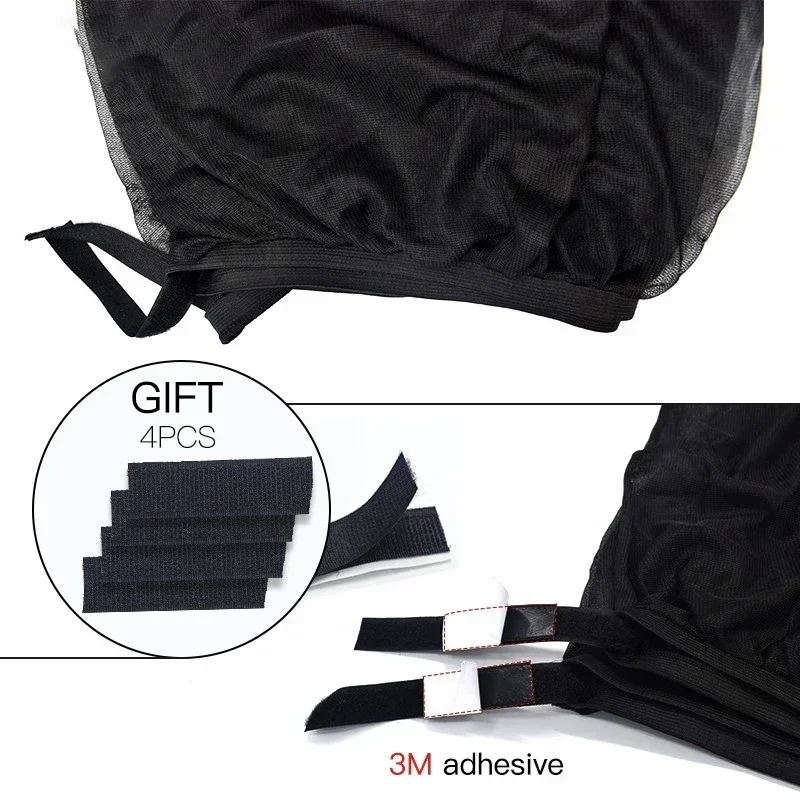 Car Sunshade Anti-mosquito Insulation UV Protective Glass Sunscreen Mesh Reflective Sunshade Protective Window Film For SedanSUV