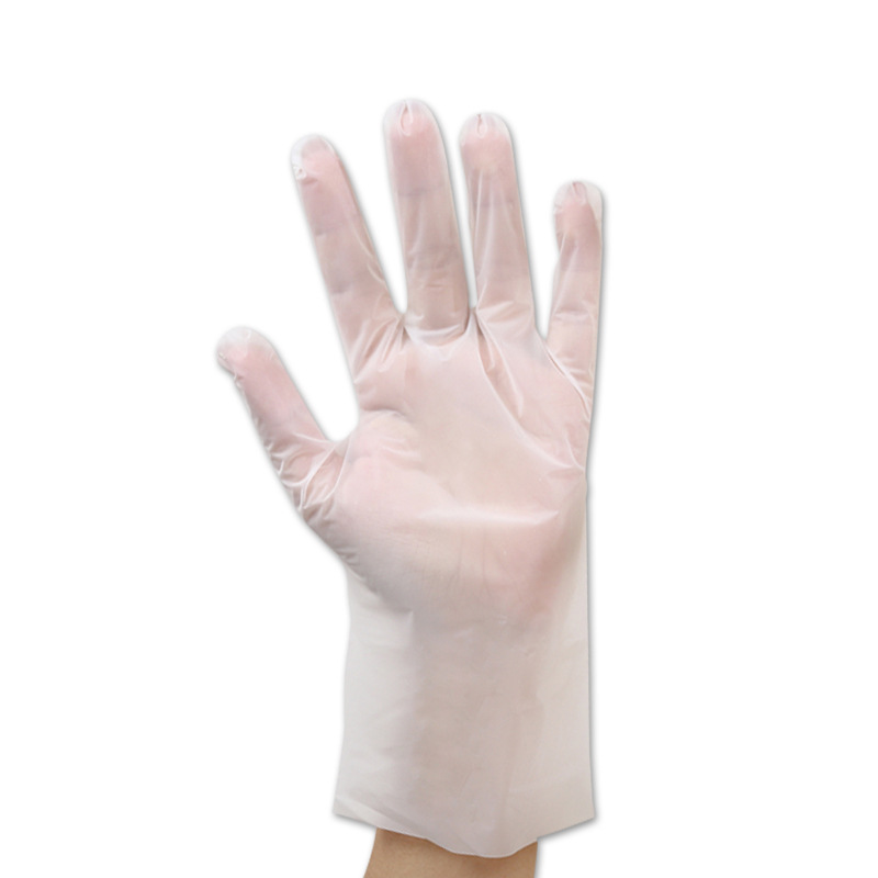 Luvas Descartáveis 100Pcs Tpe, Luvas De Lavagem De Louça Impermeáveis, Luvas De Limpeza Doméstica, Luvas à Prova De Óleo