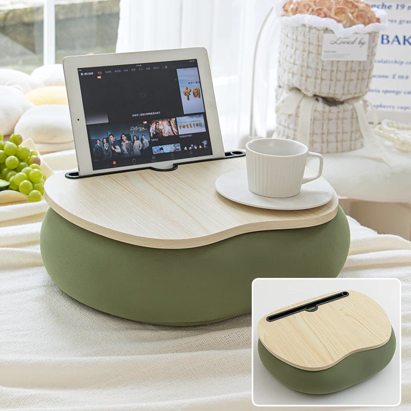 ‌ Magnetic Snap-Onโต๊ะตักหน่วยความจําโฟมCushionedแล็ปท็อปถาดErgonomicศึกษาตารางสําหรับเตียง/โซฟา/หอพักAnti-Slipผู้ถือหนังสือ