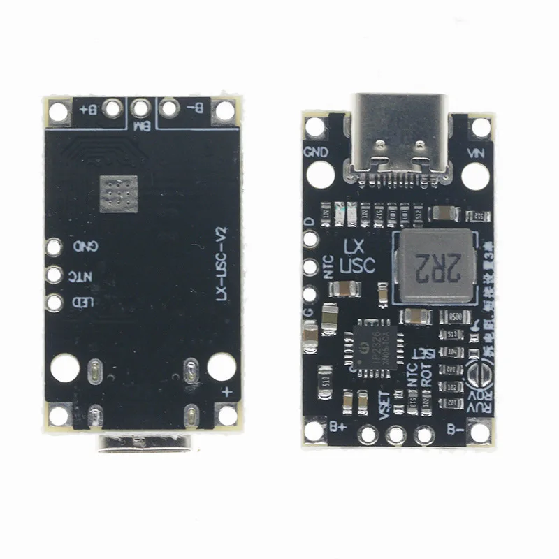USB 2S 3S BMS 15W 8.4V 12.6V 1.5A Lithium Battery Charging Boost Module With Balanced Support Fast Charge With Indicator Type-C
