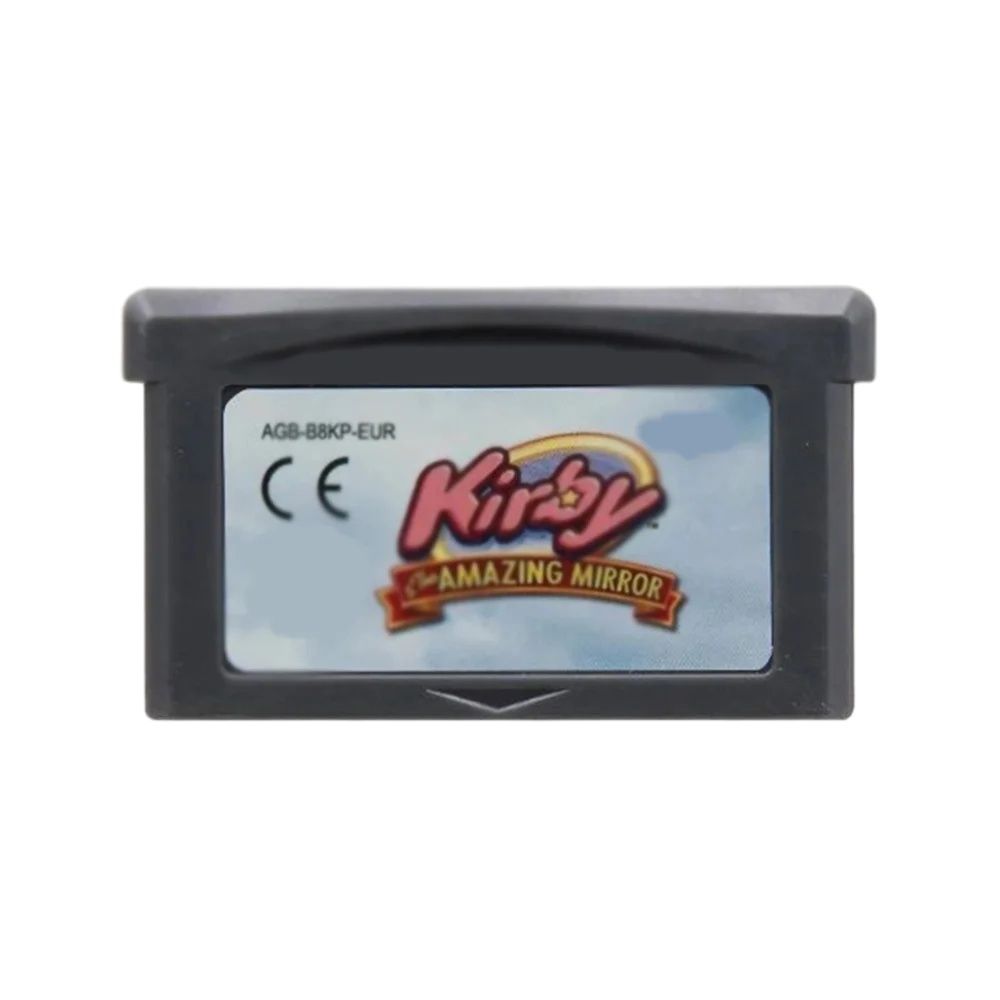 GBA Kirby Game Cartridge 32-Bit-Videospielkonsolenkarte Amazing Mirror Nightmare in Dream Land für GBA NDS