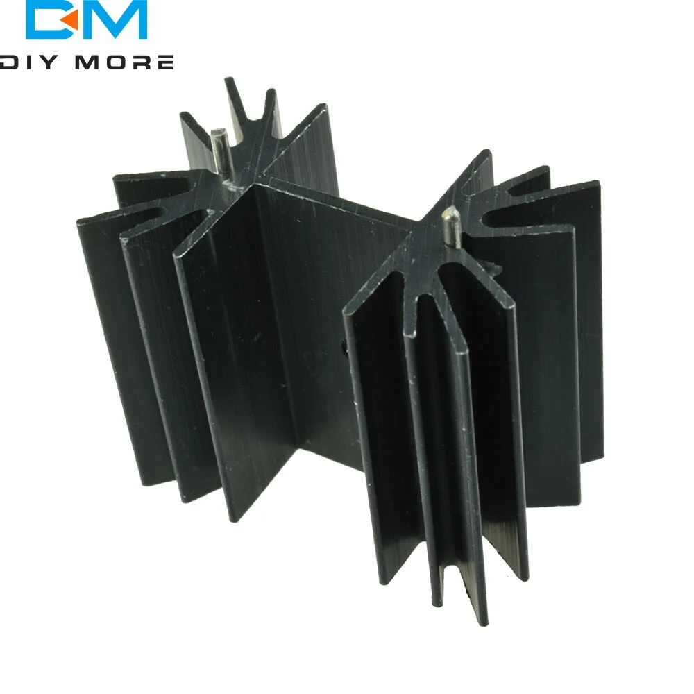 Raffreddamento del dissipatore di calore in alluminio IC da 1 pz 35x42x25,4 mm per transistor del modulo