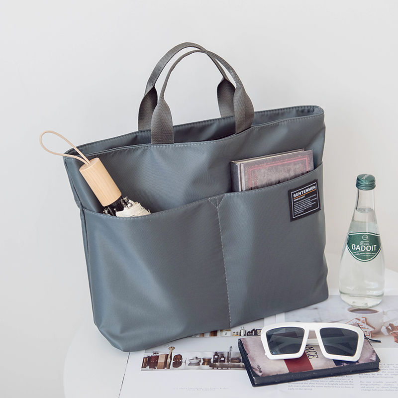Bolsa de Computador Portátil Horizontal, Oxford Canvas Pasecase, Bolsa de Ombro, Grande Capacidade, Sair para o Trabalho, Moda