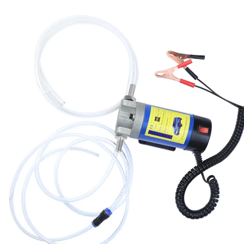 Tragbare elektrische Öltransferpumpe mit 12 V/24 V – 1–4 l/min Kraftstoff-/Dieselextraktor für Auto, Boot, Motor – Siphon-Werkzeug mit automatischer Abschaltung