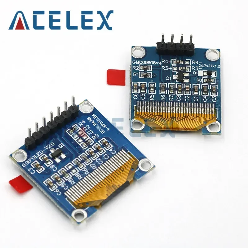 Módulo de pantalla OLED blanco serie oled IIC de 0,96 pulgadas 128X64 I2C SSD1306 12864 placa de pantalla LCD GND VDD SCK SDA forArduino