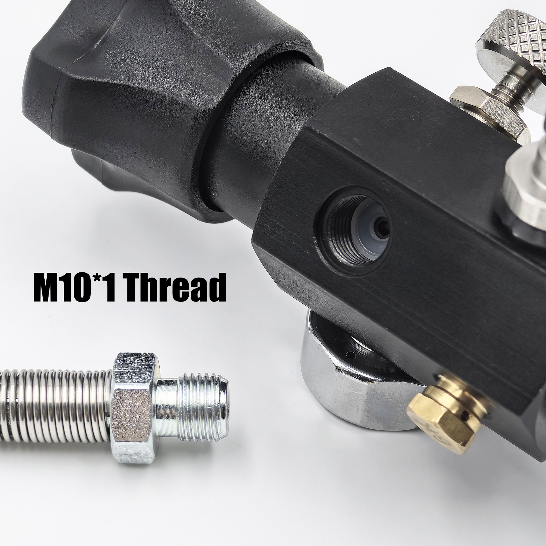 HPA Drucklufttank M18x1,5 oder 5/8"-18UNF 4500Psi/300Bar Ladeventil Tauchfüllstationsschlauch 20 Zoll (50 cm) mit Manometer