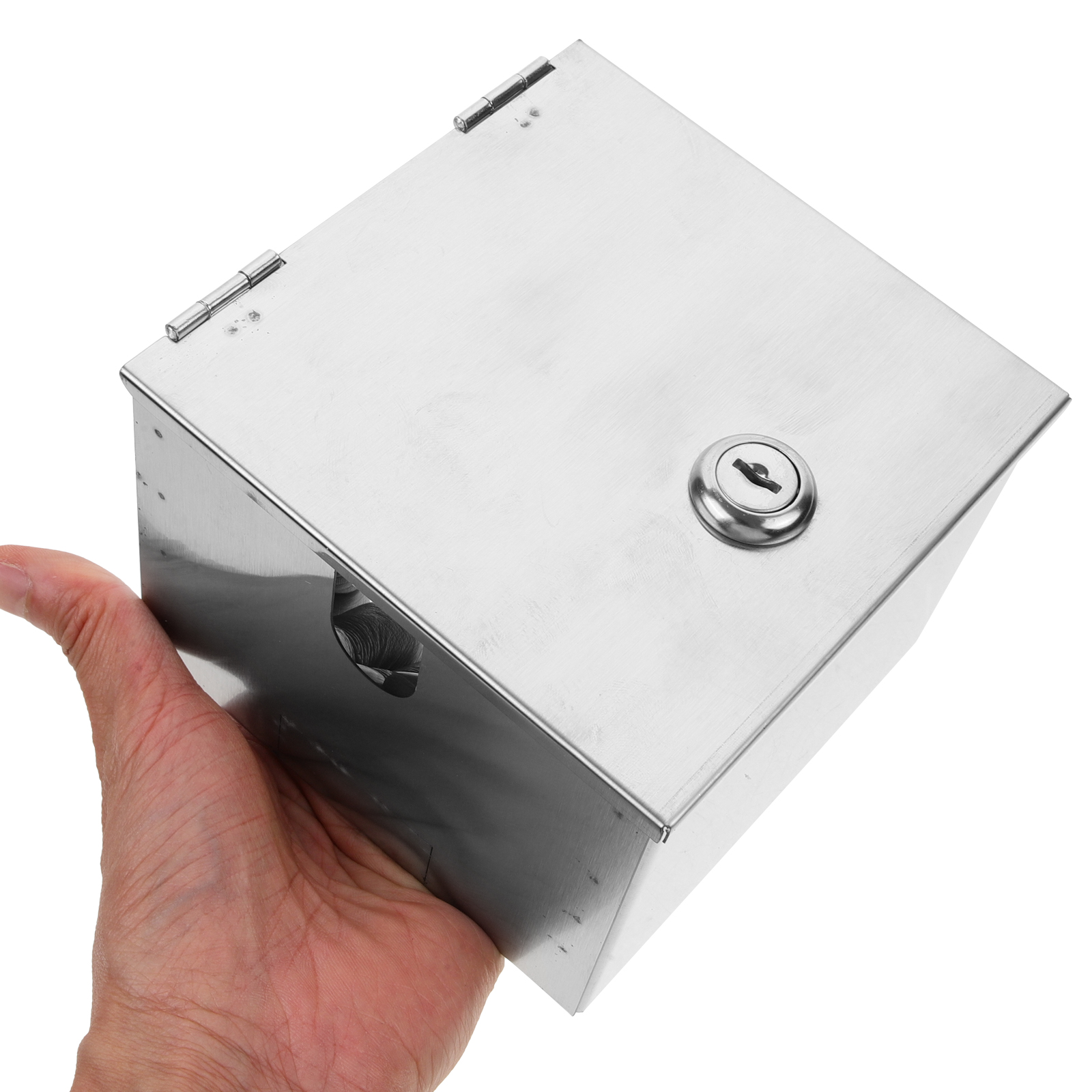 Caja de protección de enchufes para exteriores, caja de enchufes a prueba de lluvia con cerradura, caja protectora de salida conveniente