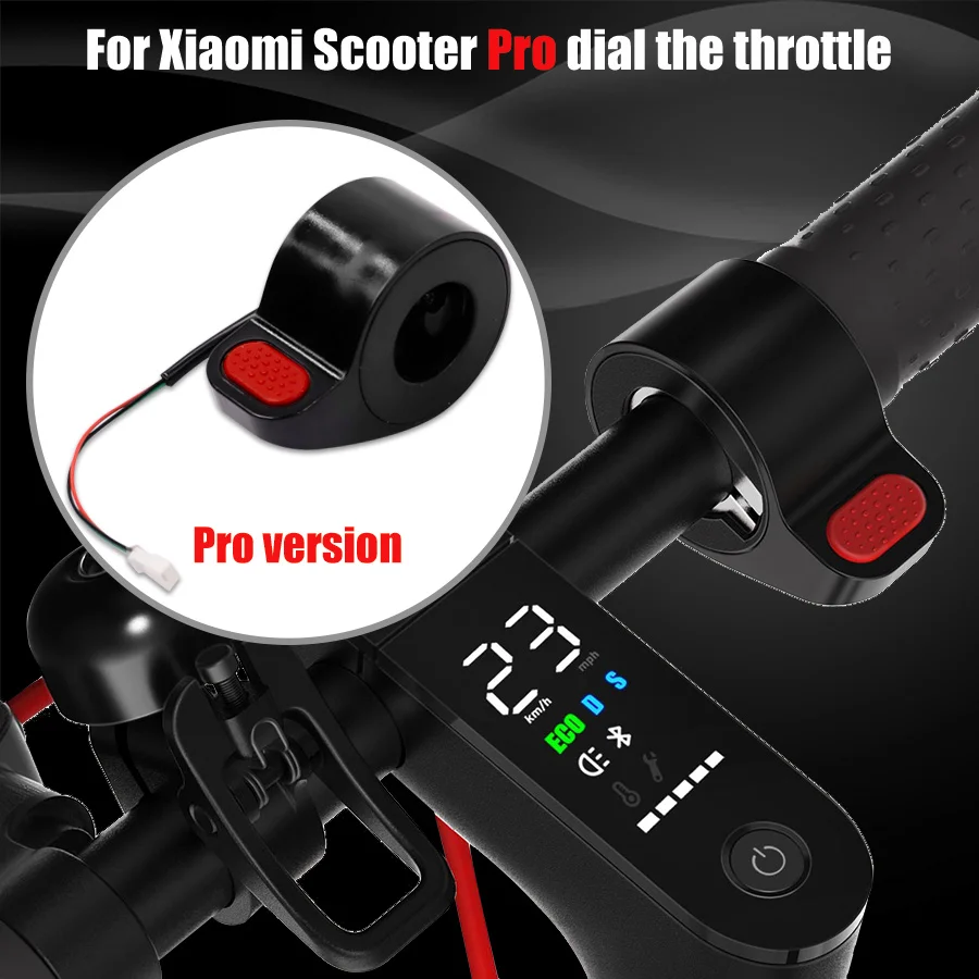 Acelerador de diâmetro de polegar para xiaomi m365 pro pro2 4pro mi3 /3lite scooter elétrico peças de reposição scooter acelerador eletrônico