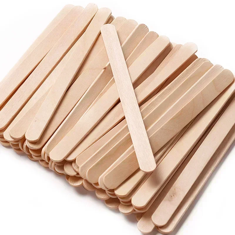 Holz Wachs Stick Einweg Wachs Bean Wischen Wachs Werkzeug Einweg Haar Entfernung Schönheit Körper Schönheit Werkzeug Uñas Nagel Charms