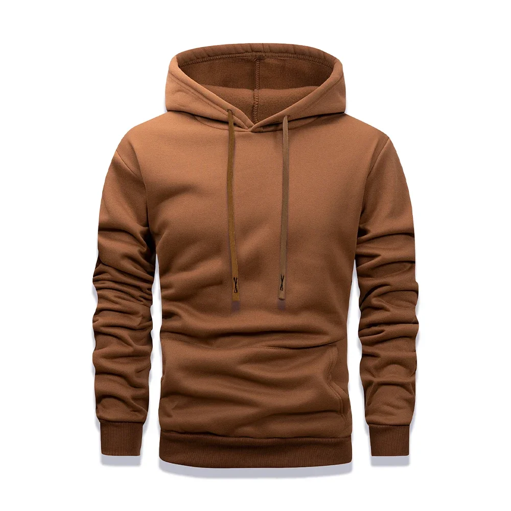 Jerséis de primavera y otoño, sudaderas de gran tamaño de varios colores negros a la moda, sudaderas con capucha informales para hombre, sudaderas con capucha cálidas de lana para mujer