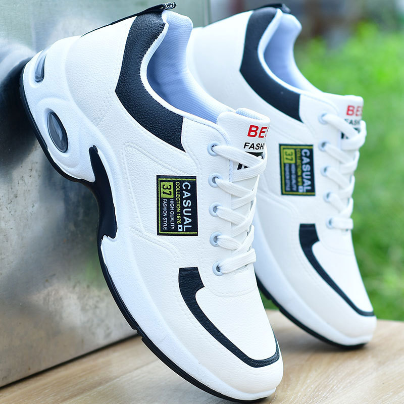 2025 новая весенняя трендовая спортивная мужская обувь, повседневная дышащая модная обувь на толстой подошве со шнуровкой, большие размеры, нескользящая