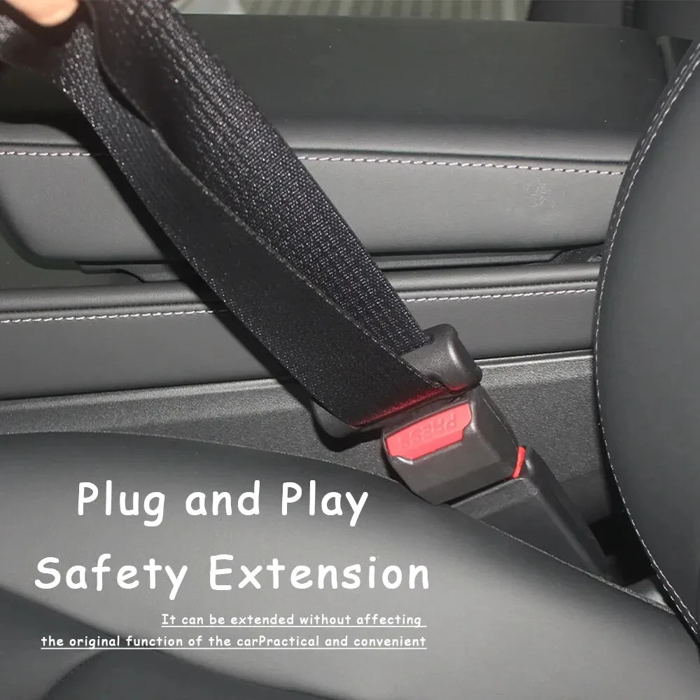 Extension de Clip de ceinture de sécurité de voiture, 2 pièces, boucle de verrouillage de ceinture de sécurité, prise d'insertion épaisse, boucle de sécurité