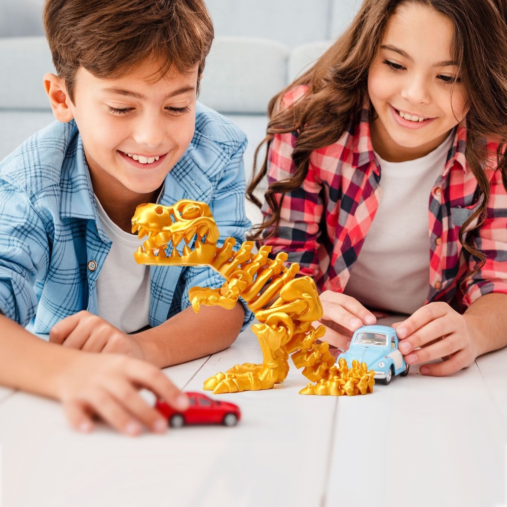 25/15cm tiranossauro rex esqueleto ornamento colecionável presentes articulados móveis decoração de mesa dinossauro